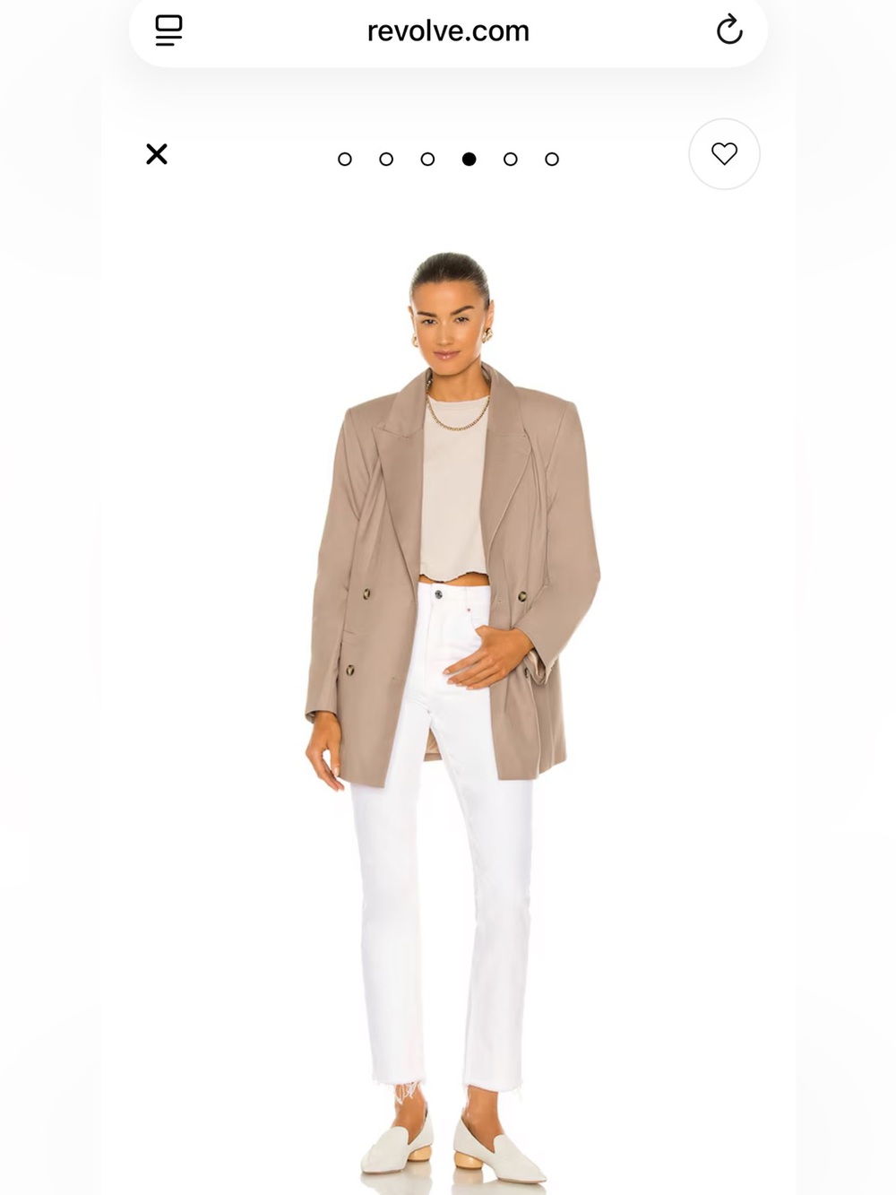 GRLFRND Karolina High Rise Straight Crop Jeans in Brentwood
